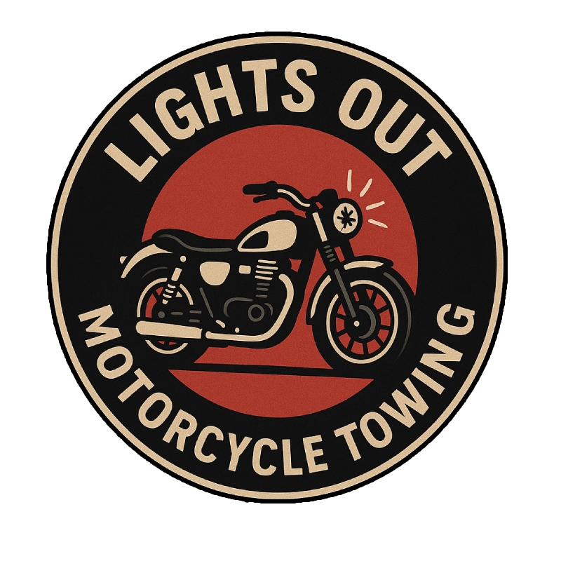 Lights Out Motorcycle Towing logo